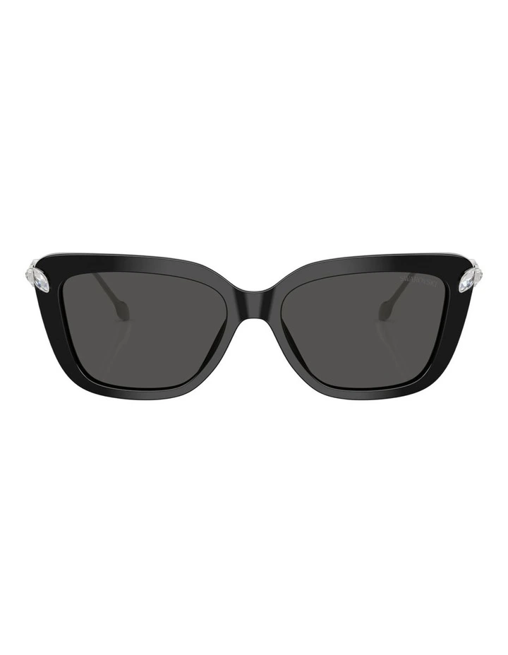 Swarovski Acetate Sunglasses in Black image 1