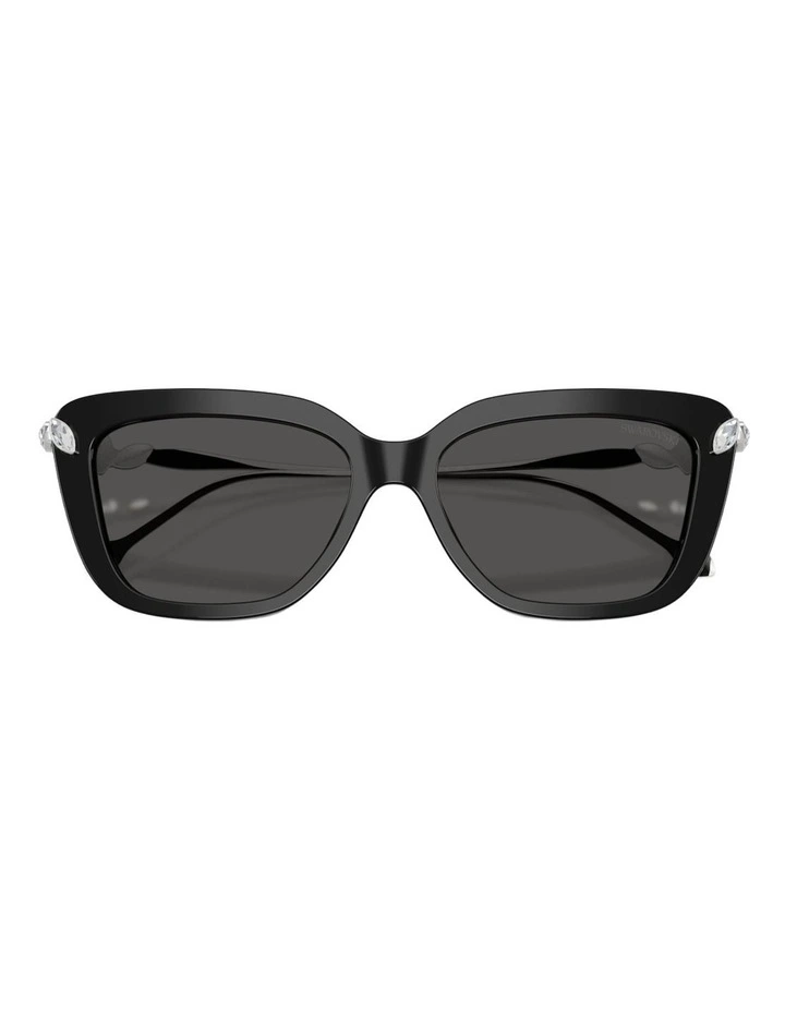 Swarovski Acetate Sunglasses in Black image 3