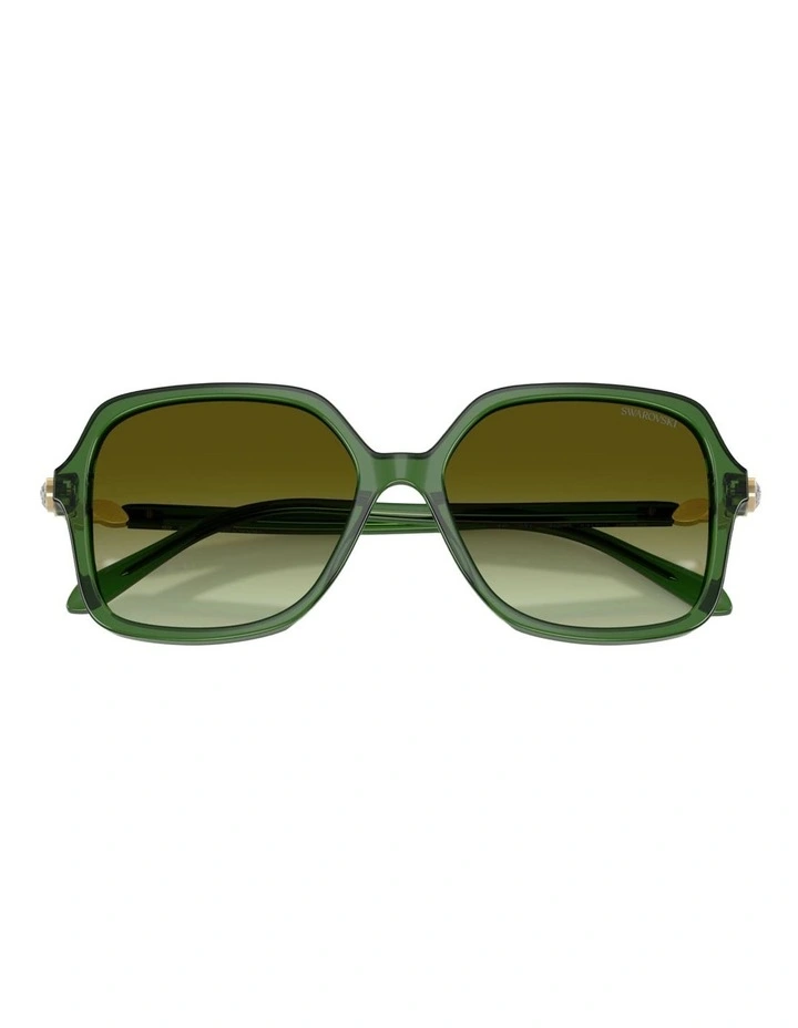 Swarovski  Acetate Sunglasses in Green image 4