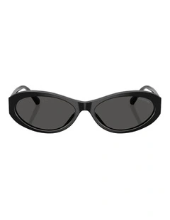 Swarovski  Acetate Sunglasses in Black