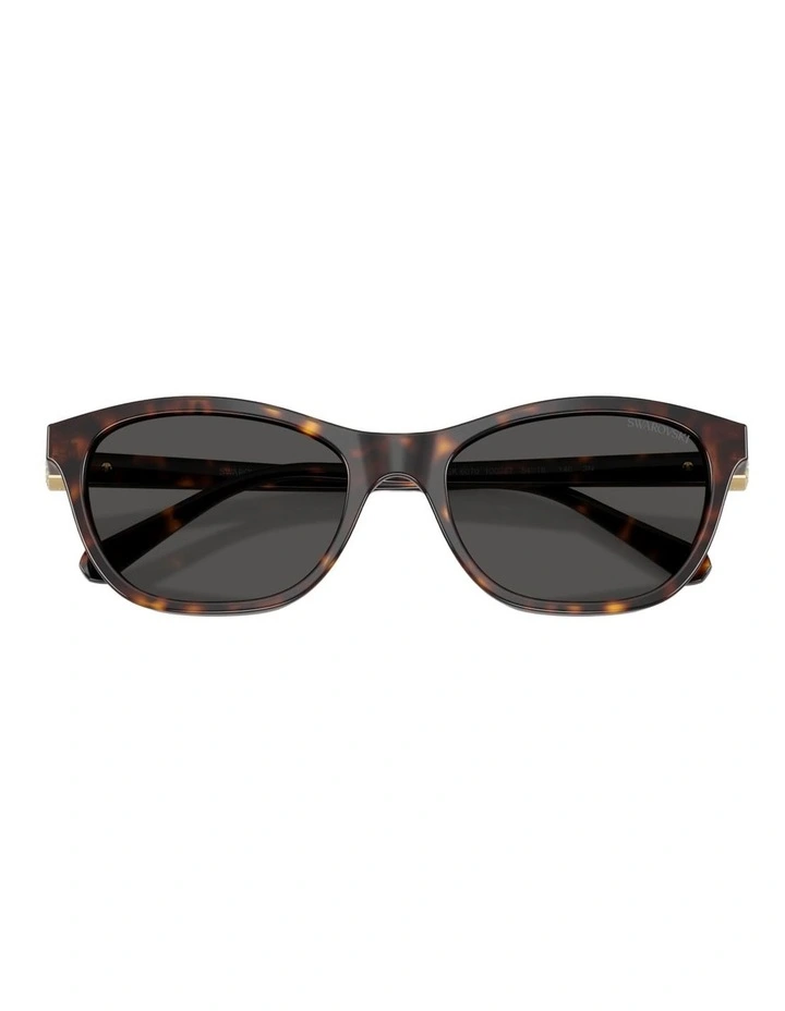Swarovski Acetate Sunglasses in Tortoise image 4