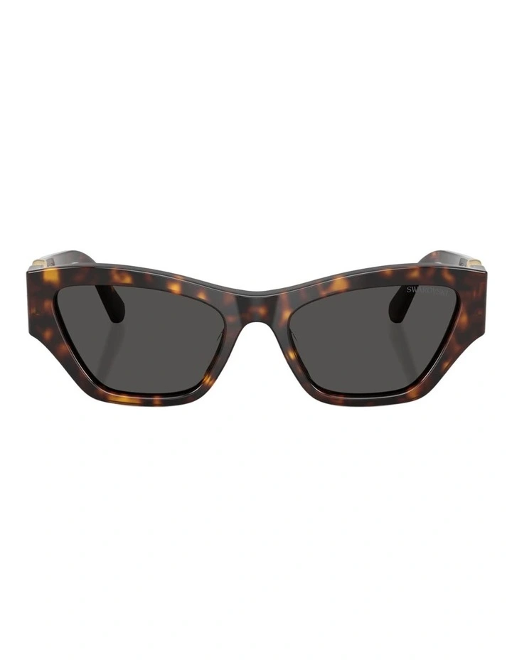 Swarovski Acetate Sunglasses in Tortoise image 1