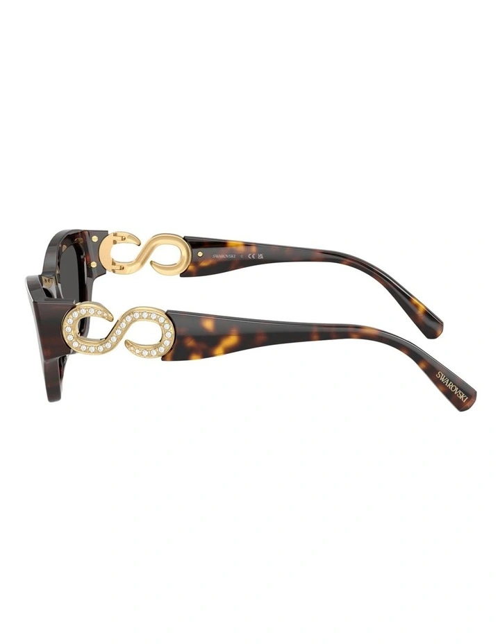 Swarovski Acetate Sunglasses in Tortoise image 2