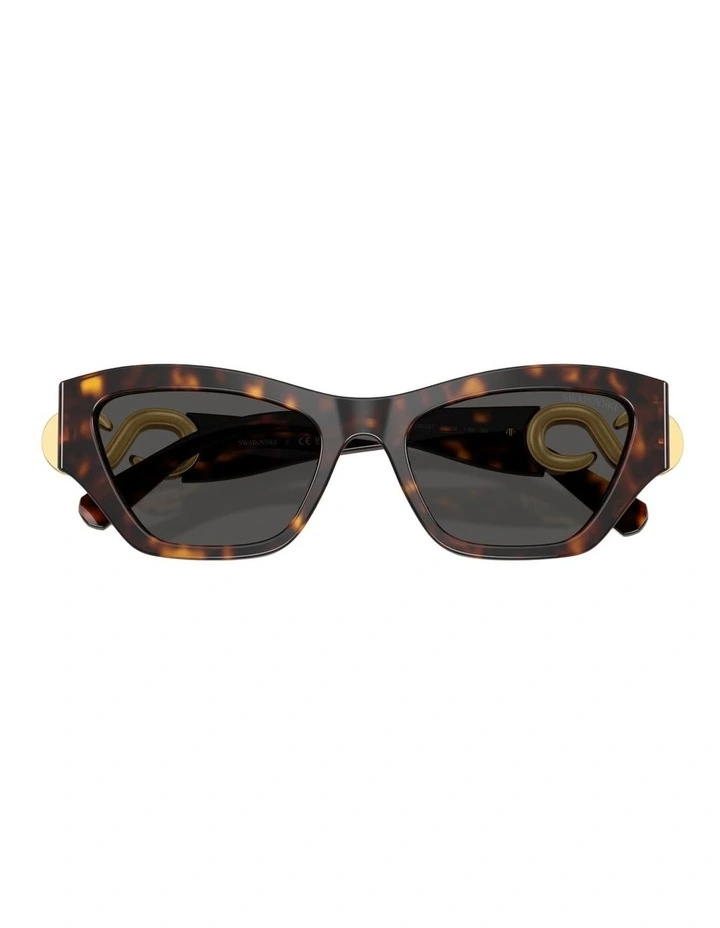 Swarovski Acetate Sunglasses in Tortoise image 3