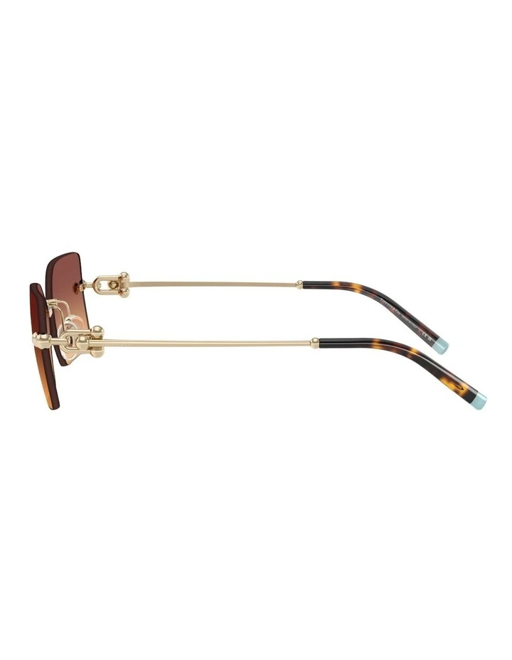 Tiffany & Co. Metal Sunglasses in Gold image 2