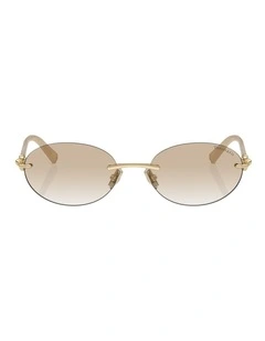 Tiffany & Co.  Metal Sunglasses in Gold