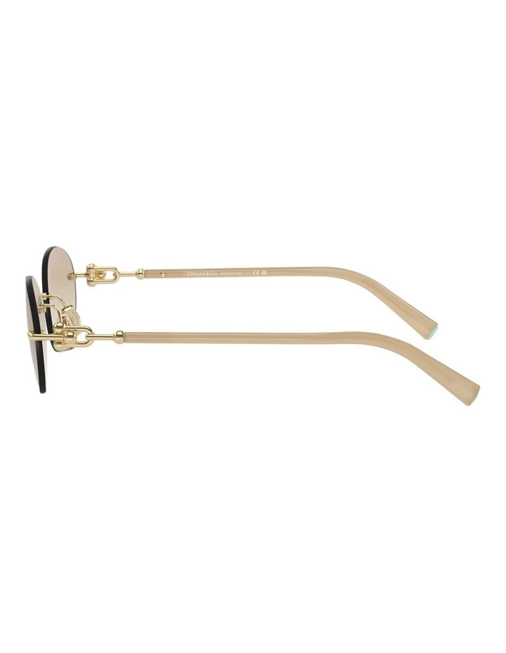 Tiffany & Co.  Metal Sunglasses in Gold image 2