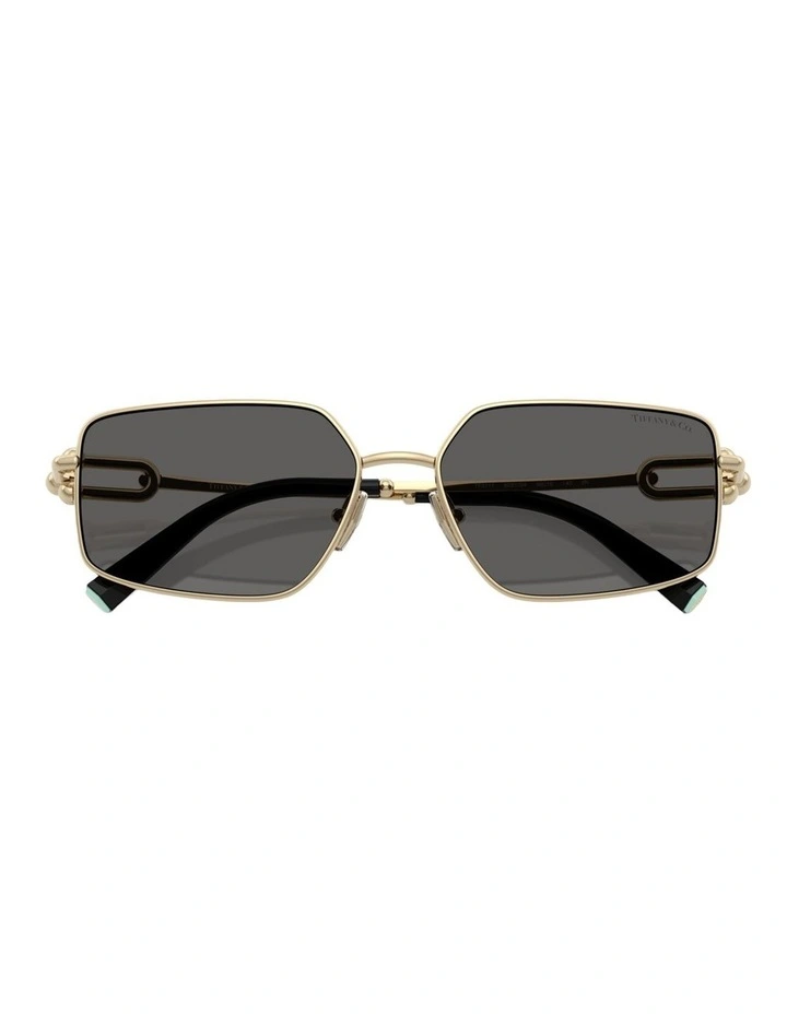 Tiffany & Co. Metal Sunglasses in Gold image 4