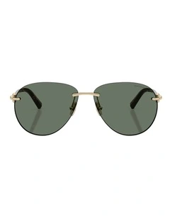 Tiffany & Co. Metal Sunglasses in Gold
