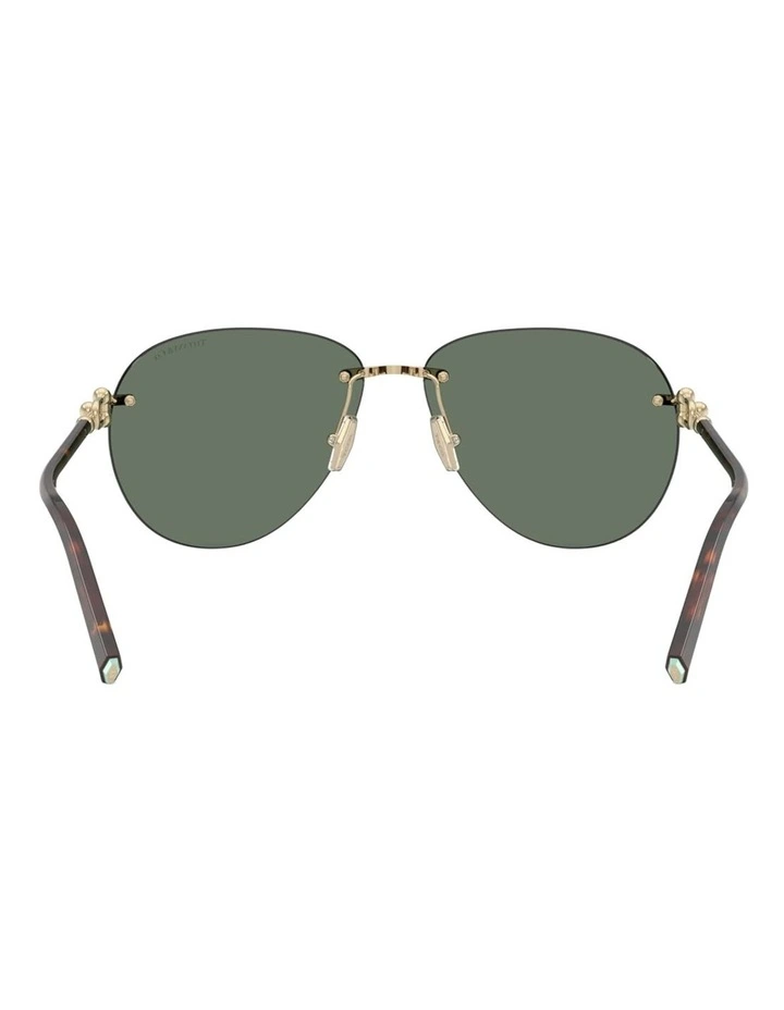 Tiffany & Co. Metal Sunglasses in Gold image 2