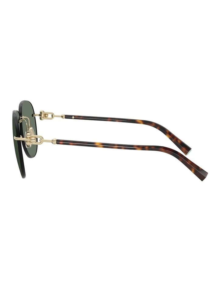 Tiffany & Co. Metal Sunglasses in Gold image 3