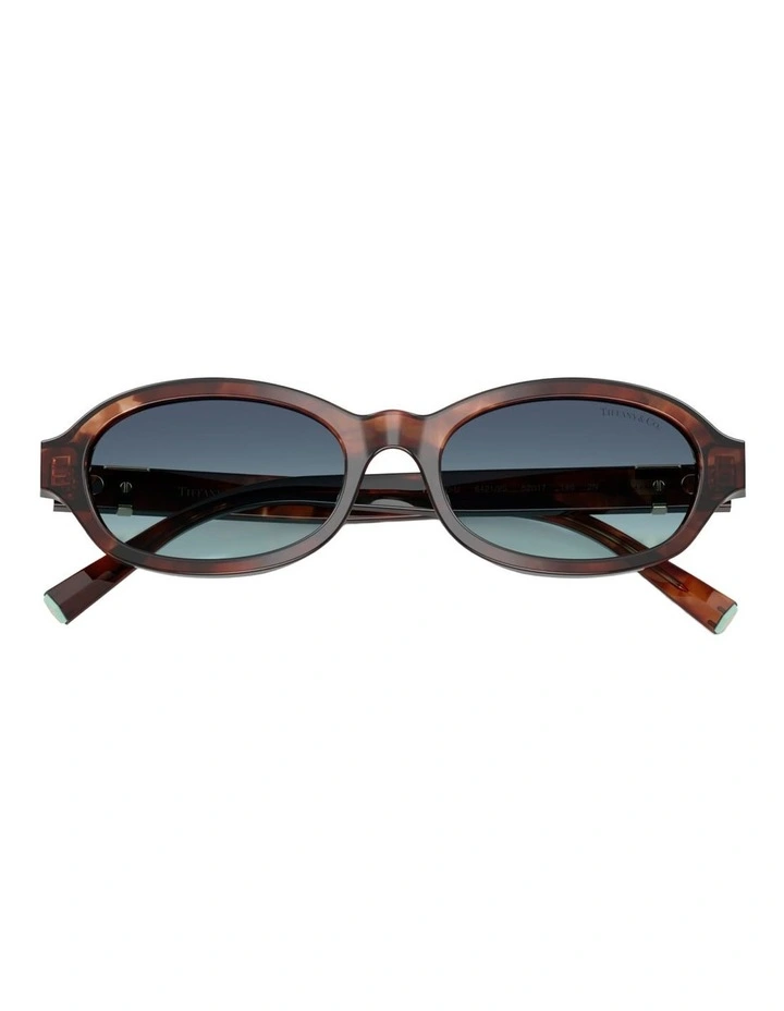 Tiffany & Co.  Acetate Sunglasses in Brown image 4