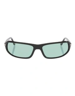 Tom Ford Addison-02 Acetate Sunglasses in Black