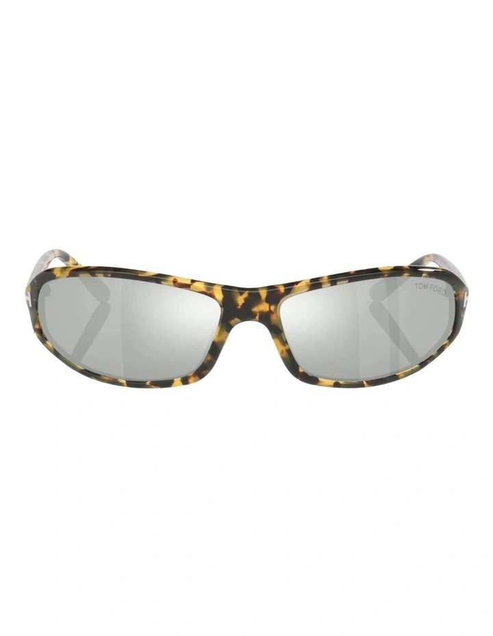 Tom Ford Addison-02 Acetate Sunglasses in Tortoise image 1