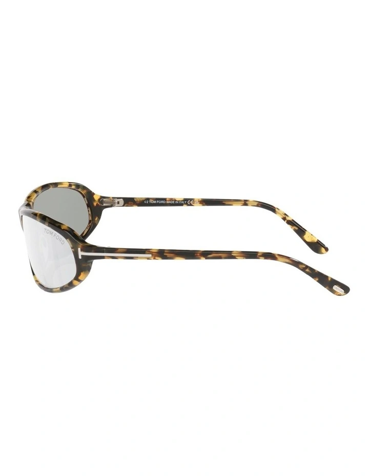 Tom Ford Addison-02 Acetate Sunglasses in Tortoise image 3