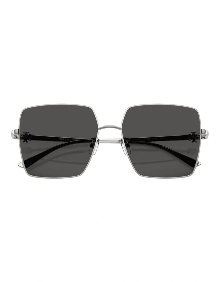 Tory Burch TY6120 Metal Sunglasses in Silver image 3