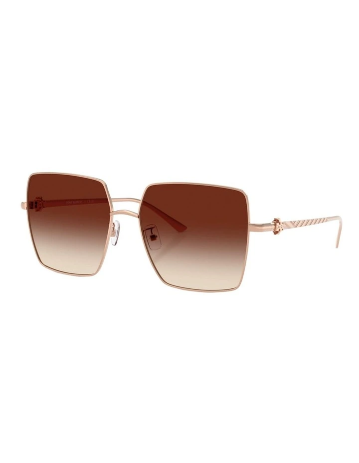 Tory Burch  Metal Sunglasses in Copper image 1