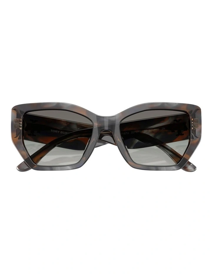 Tory Burch Acetate Sunglasses in Blue image 3