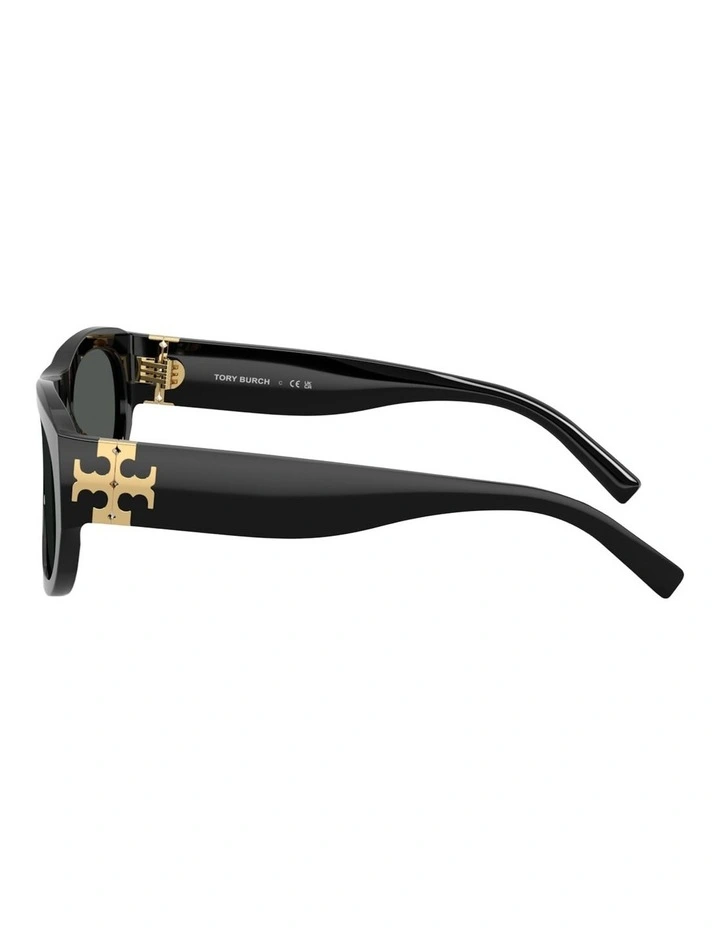 Tory Burch Acetate Sunglasses in Black image 3