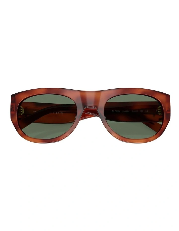 Tory Burch Acetate Sunglasses in Havana image 3