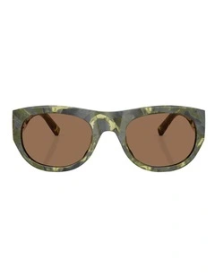 Tory Burch  Acetate Sunglasses in Green
