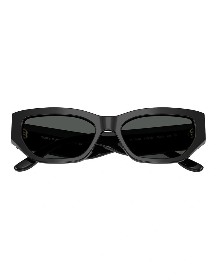 Tory Burch Acetate Sunglasses in Black image 3