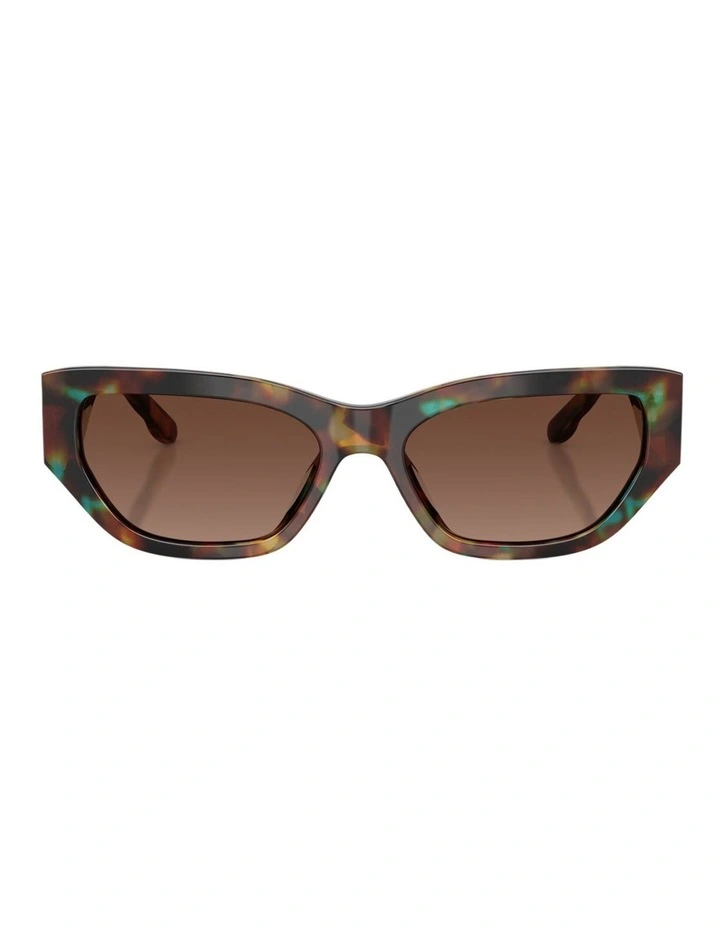 Tory Burch Acetate Polarised Sunglasses in Multicolor image 2