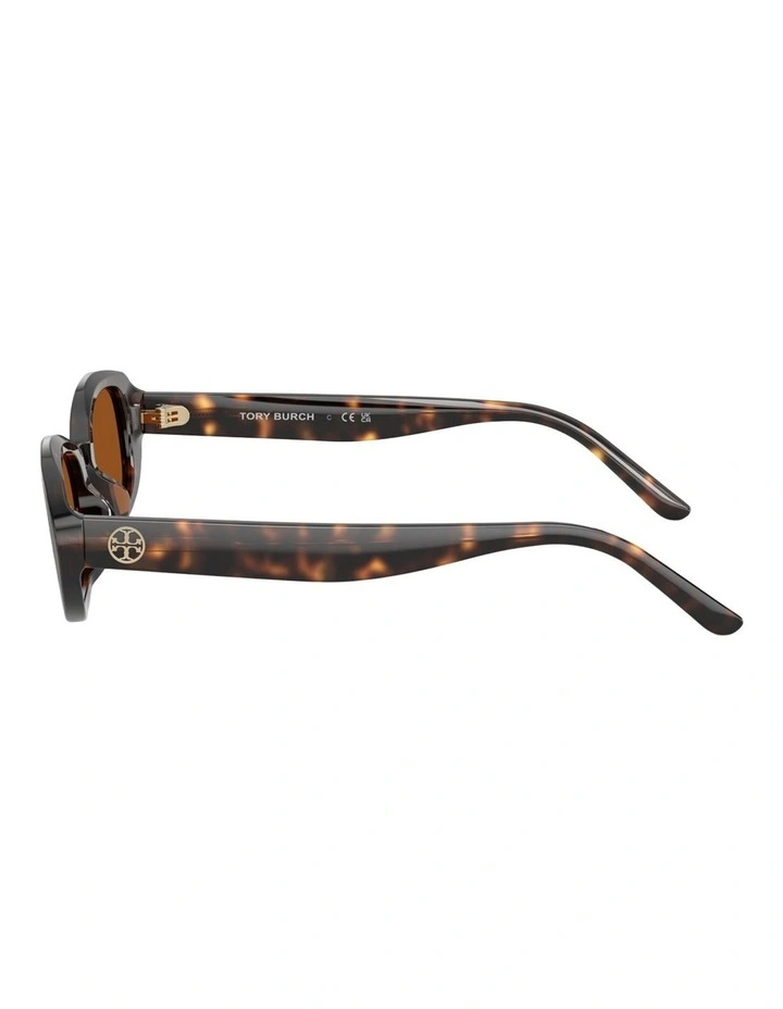 Tory Burch TY7241D Acetate Sunglasses in Tortoise image 3