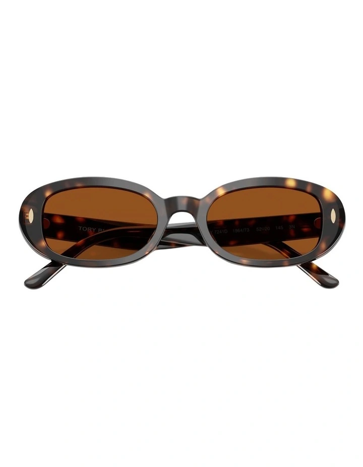 Tory Burch TY7241D Acetate Sunglasses in Tortoise image 4