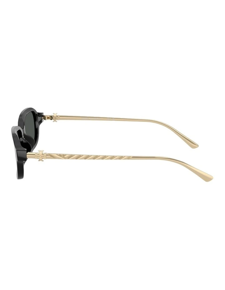 Tory Burch  Acetate Sunglasses in Black image 3