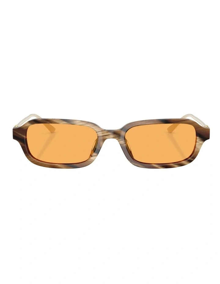Tory Burch  Acetate Sunglasses in Brown image 2