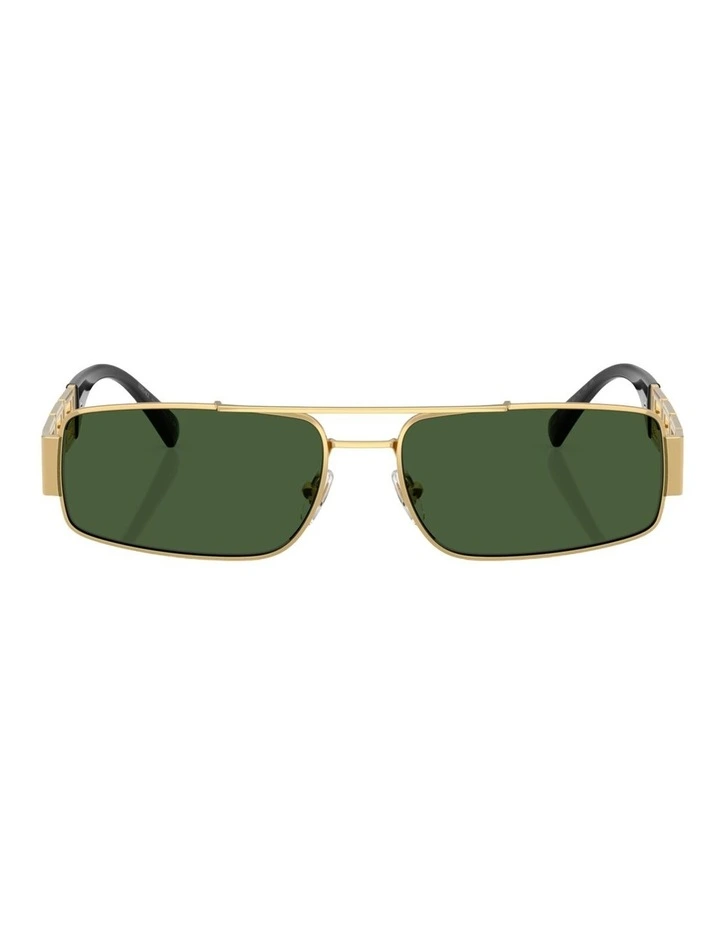 Versace  Metal Sunglasses in Gold image 2