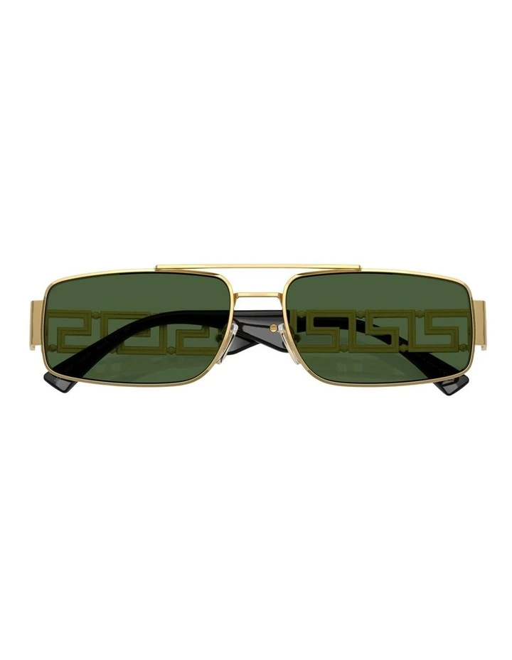 Versace  Metal Sunglasses in Gold image 4