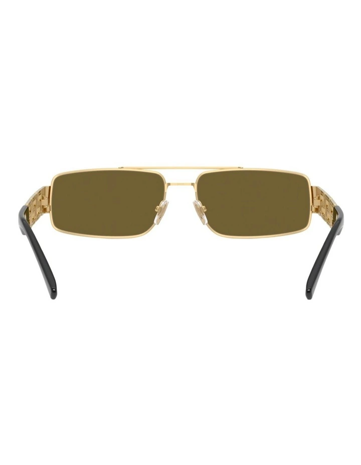 Versace  Metal Sunglasses in Gold image 2