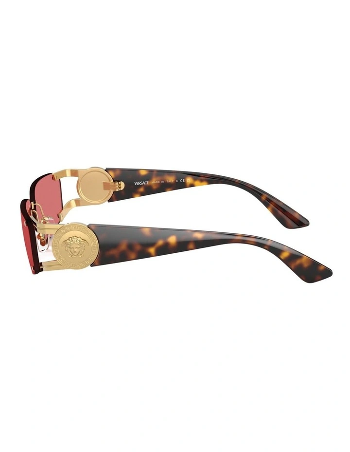 Versace  Metal Sunglasses in Gold image 2