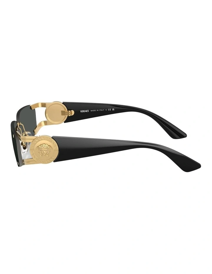 Versace  Metal Sunglasses in Gold image 2