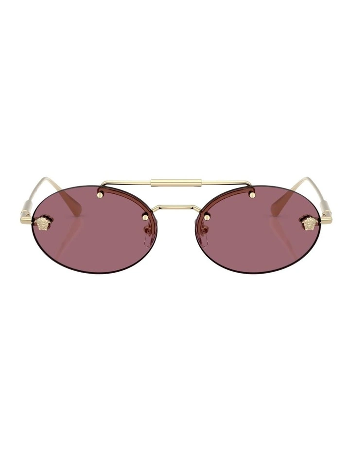 Versace  Metal Sunglasses in Gold image 1