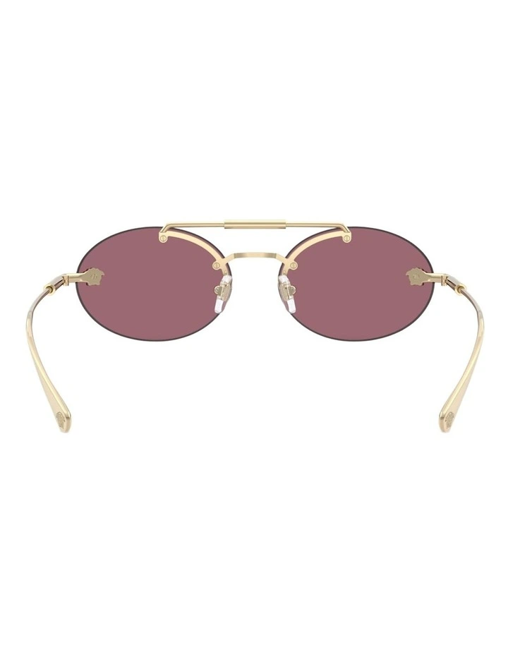 Versace  Metal Sunglasses in Gold image 2
