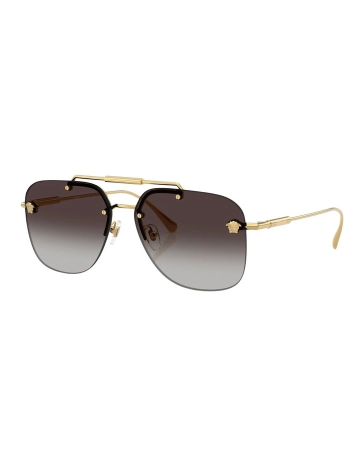 Versace  Metal Sunglasses in Gold image 1