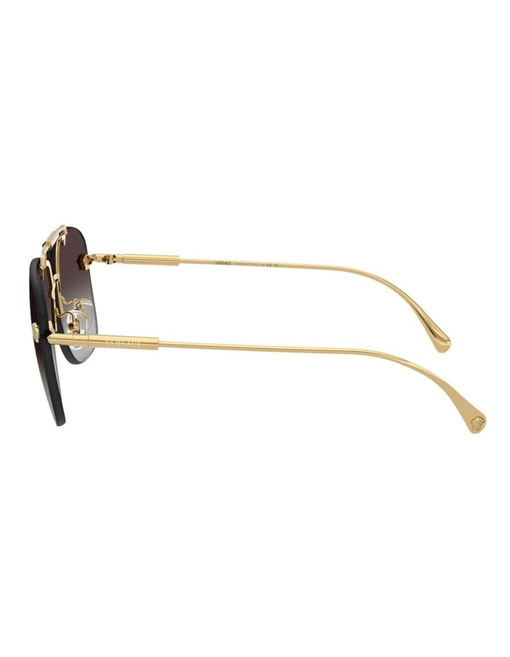 Versace  Metal Sunglasses in Gold image 3