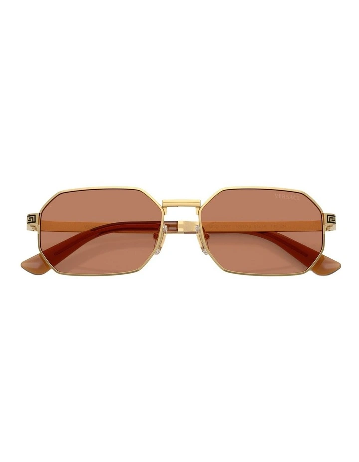 Versace  Metal Sunglasses in Gold image 4