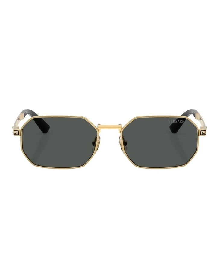 Versace  Metal Sunglasses in Gold image 2