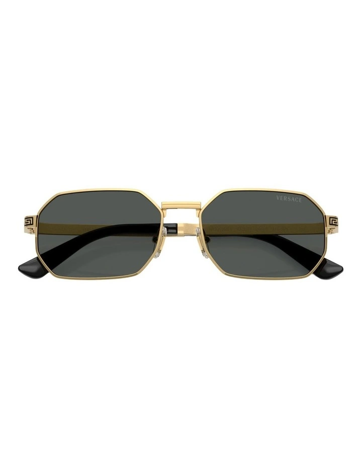 Versace  Metal Sunglasses in Gold image 4