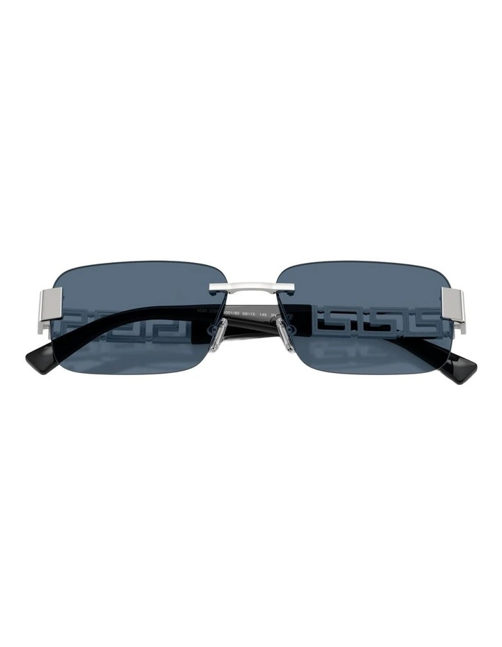 Versace  Metal Sunglasses in Silver image 3