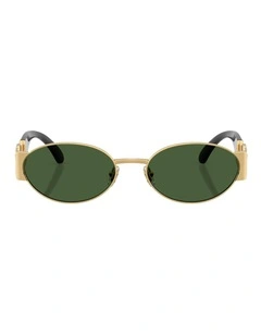 Versace  Metal Sunglasses in Gold