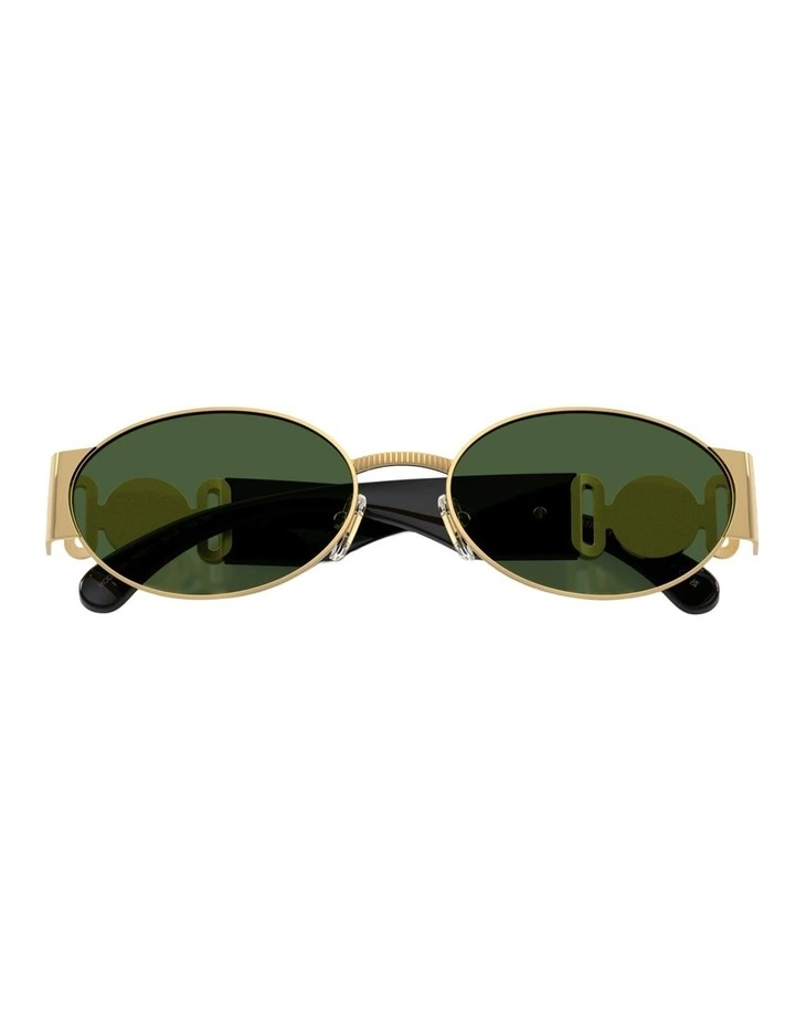 Versace Metal Sunglasses in Gold image 3