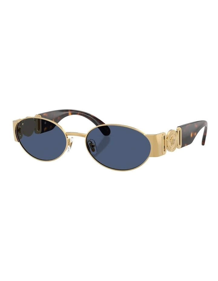 Versace Metal Sunglasses in Gold image 1