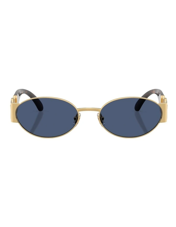 Versace Metal Sunglasses in Gold image 2