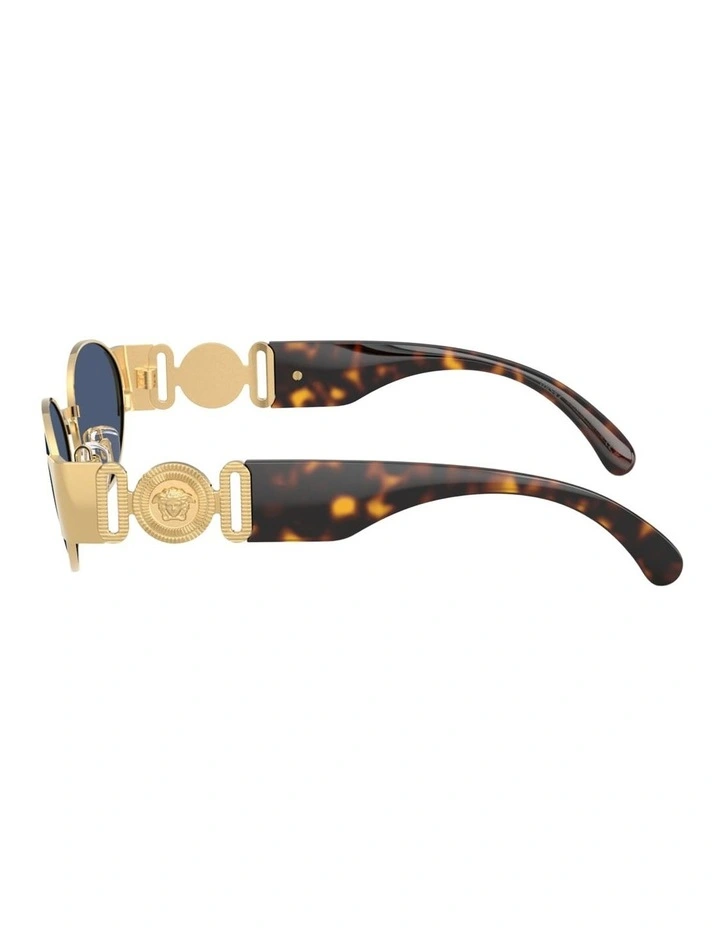 Versace Metal Sunglasses in Gold image 3