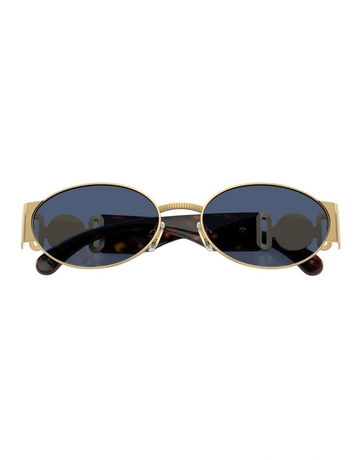 Versace Metal Sunglasses in Gold image 4